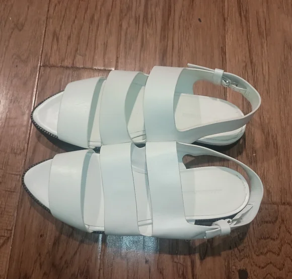 Alexander Wang Alisha Sandals Size 39/9 White - Picture 2 of 4